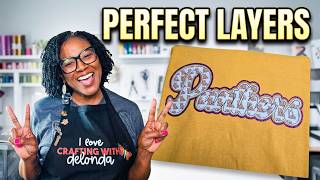 How to Create Patterned Glitter HTV, Cut It, and Layer it The RIGHT Way!