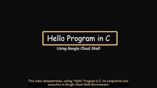 Hello Program in C