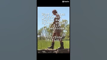 Sorry for the bad quality! #swiftie #folklore #taylorswift #swiftie4ever #tayloredit #taytay #taylor