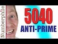 5040 and other Anti-Prime Numbers - Numberphile