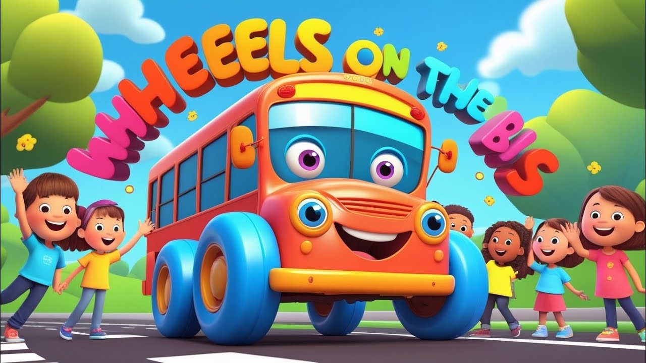 Wheels on the Bus | Educational Nursery Rhyme for Toddlers - YouTube