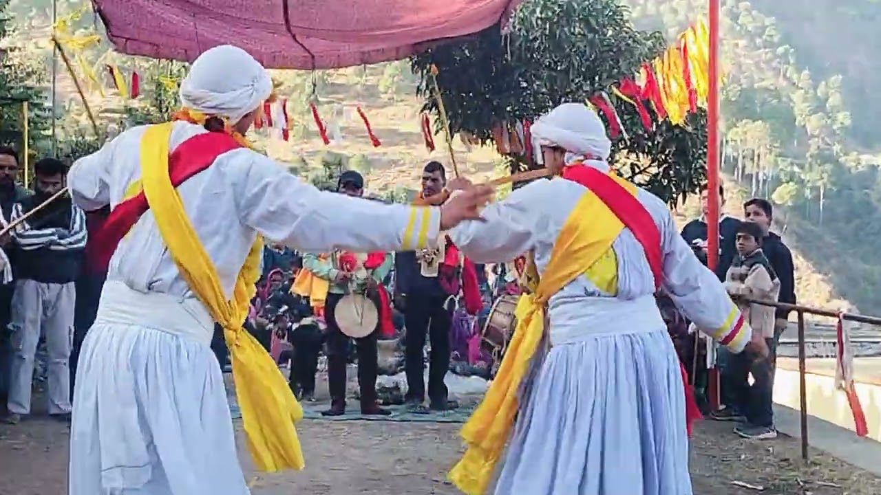 पांडव लीला दरमोला #अर्जुन अभिचद नृत्य 