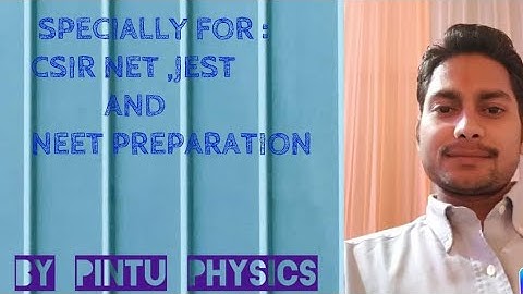 Central Force Motion L-8 CSIR NET