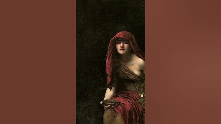 The Gods Speak to Her... #art #painting #history