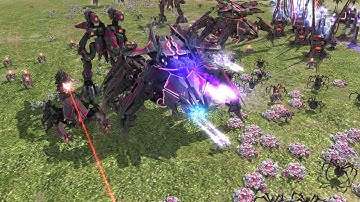 Cybran vs UEF - №12-3-25 - Revamp Expansion Mod (RVE) - AI vs AI - Supreme Commander 2