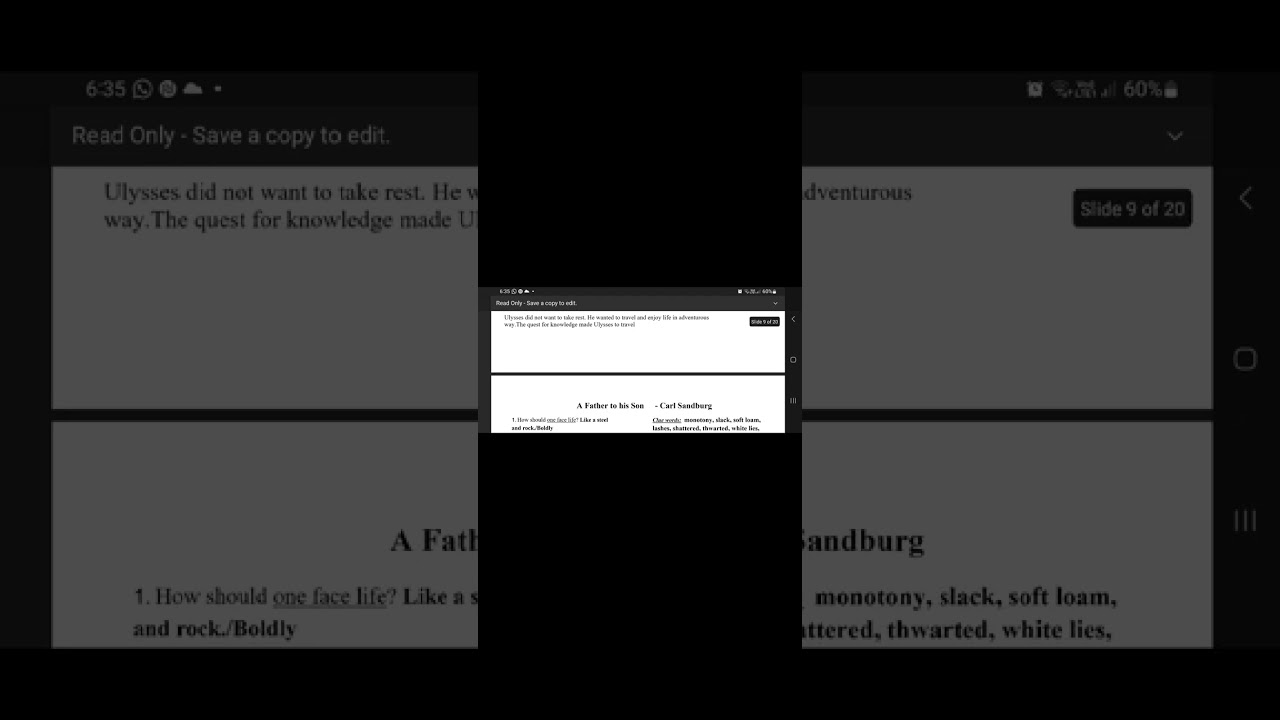 12th standard English Poem Appreciation 4-6