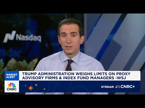 Trump administration weighs limits on proxy advisory firms & index fund managers: WSJ Episode cover