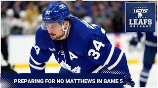 Toronto Maple Leafs preparing for no Auston Matthews for Game 5, what's changes could we expect? screenshot 4