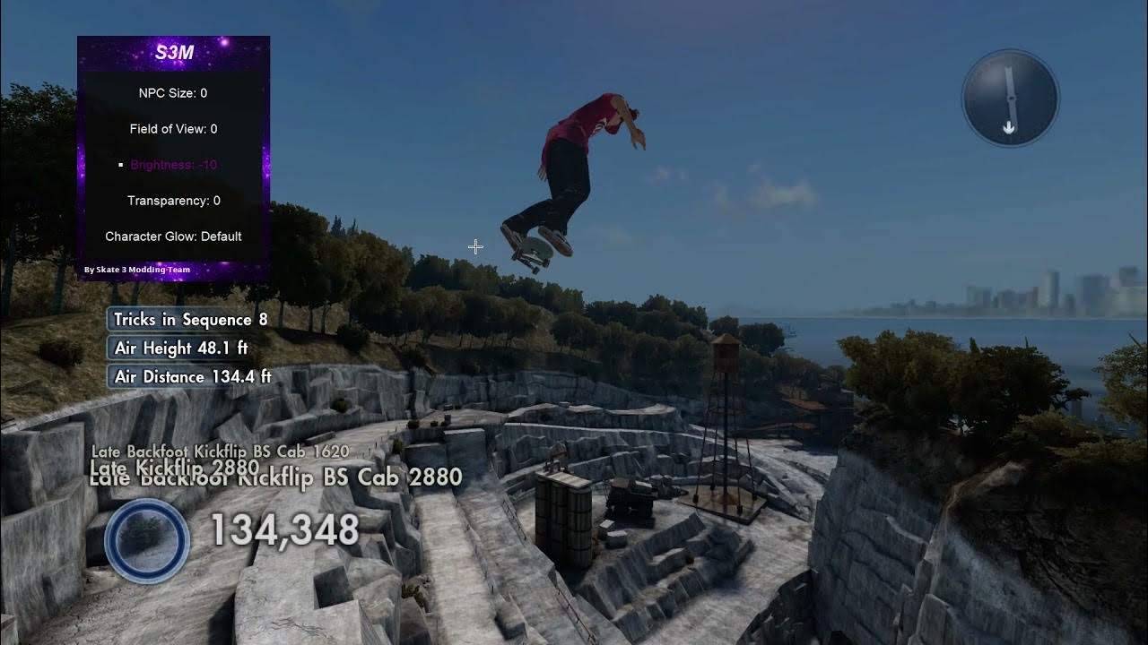 CH3AT - Skate 3 Cheat Menu (Trainer for RPCS3) 