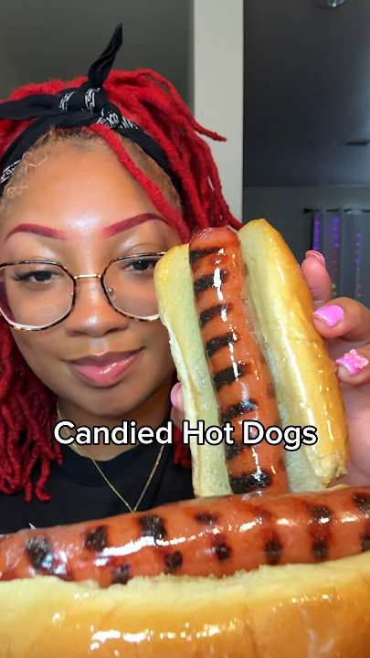 Candied Hot Dog 🌭 #asmr