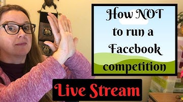 How NOT to run a Facebook competition to avoid getting banned