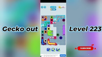 Gecko Out Level 223 Walkthrough 🧩 | Step-by-Step Puzzle Guide | SolutionGuruji