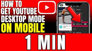 How To Get Youtube Desktop Mode On Mobile (2026)