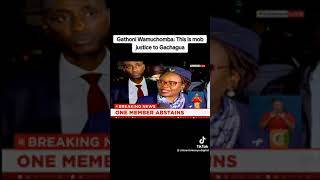 Mob Justice To Deputy President On Impeachment