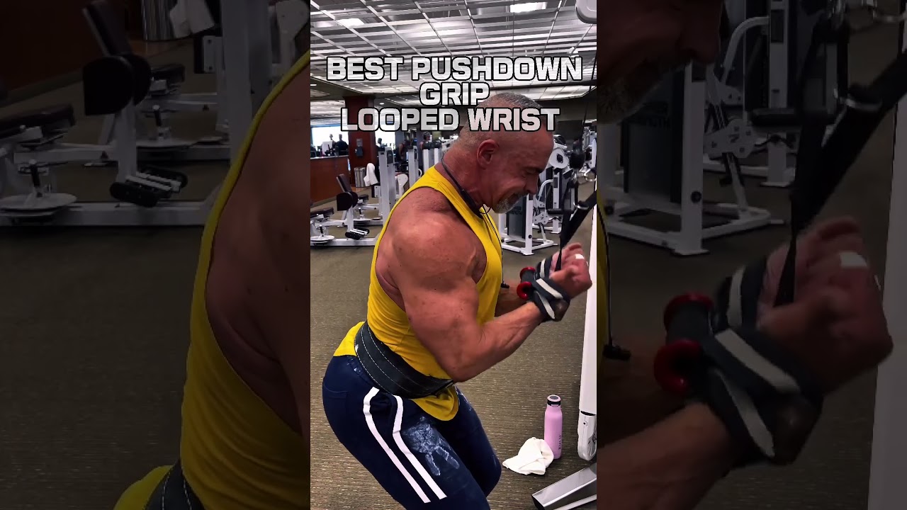 BEST PUSHDOWNS GRIP #motivation #workout #muscle #workouttips #exercise #triceps