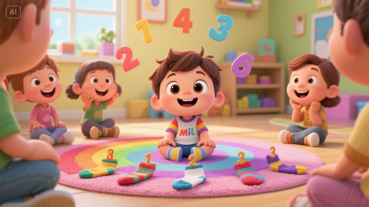 Let’s Fold Laundry with Funny Socks! | Playful Kids Song | Fun Household Chore Rhyme