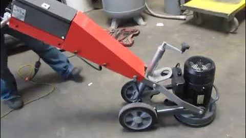 SOLD Husqvarna PG 280 S Concrete Floor Grinder Polisher 2hp 11" 110V