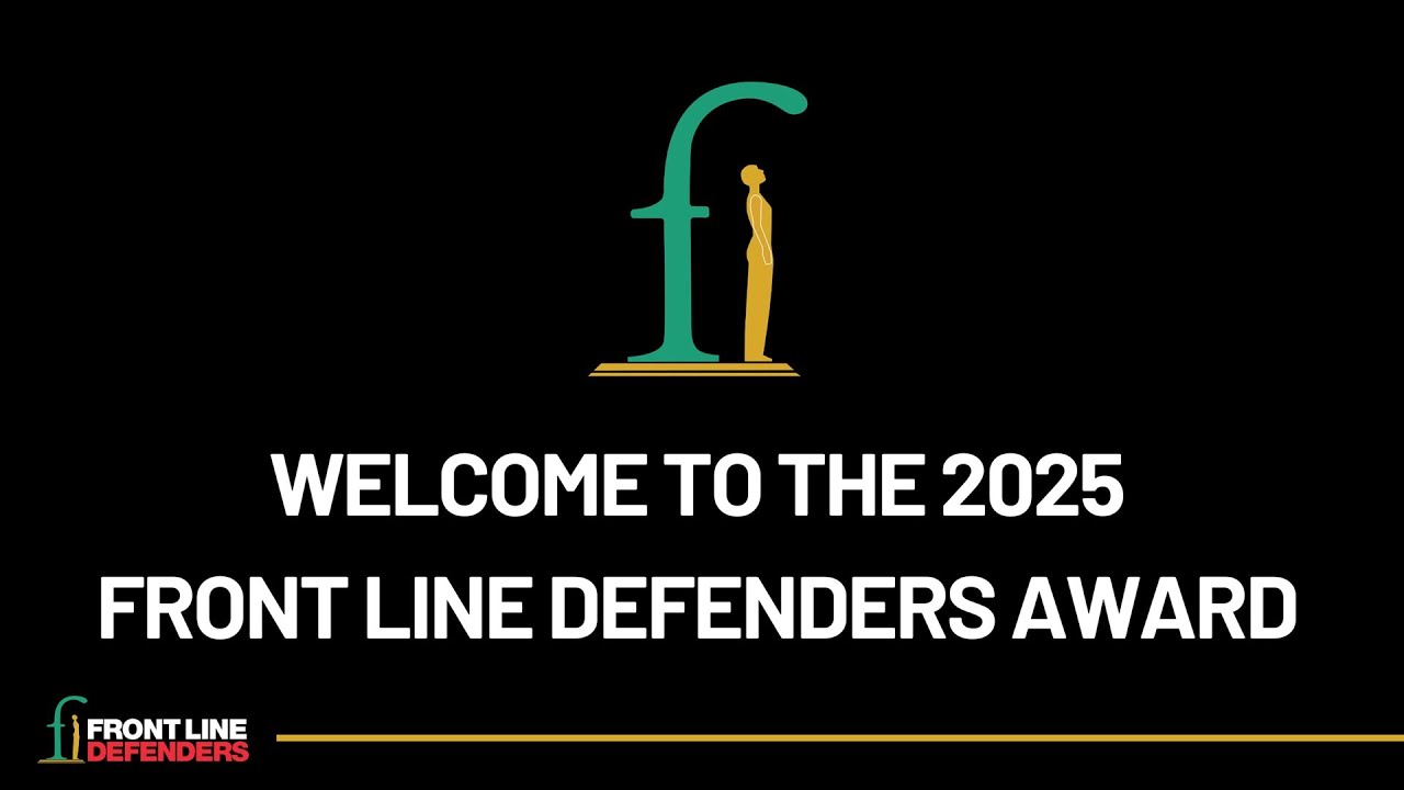 Frontline Defenders Awards Ceremeny (Umida accepts Sharifa’s award in absentia (1:19:12 – 1:26:16)
