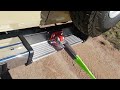 Rear Recovery Point Demo on Toyota Troop Carrier