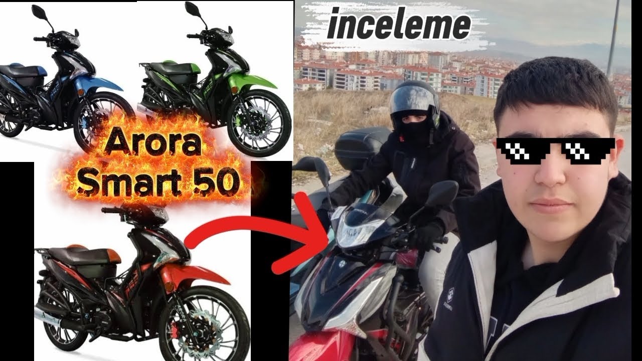 Arora smart 50 ( inceleme ) #arora #motovlog #50ccmotor #motor 