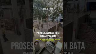 Akhirnya untuk pasangan bata area lantai 1 sudah selesai!!
