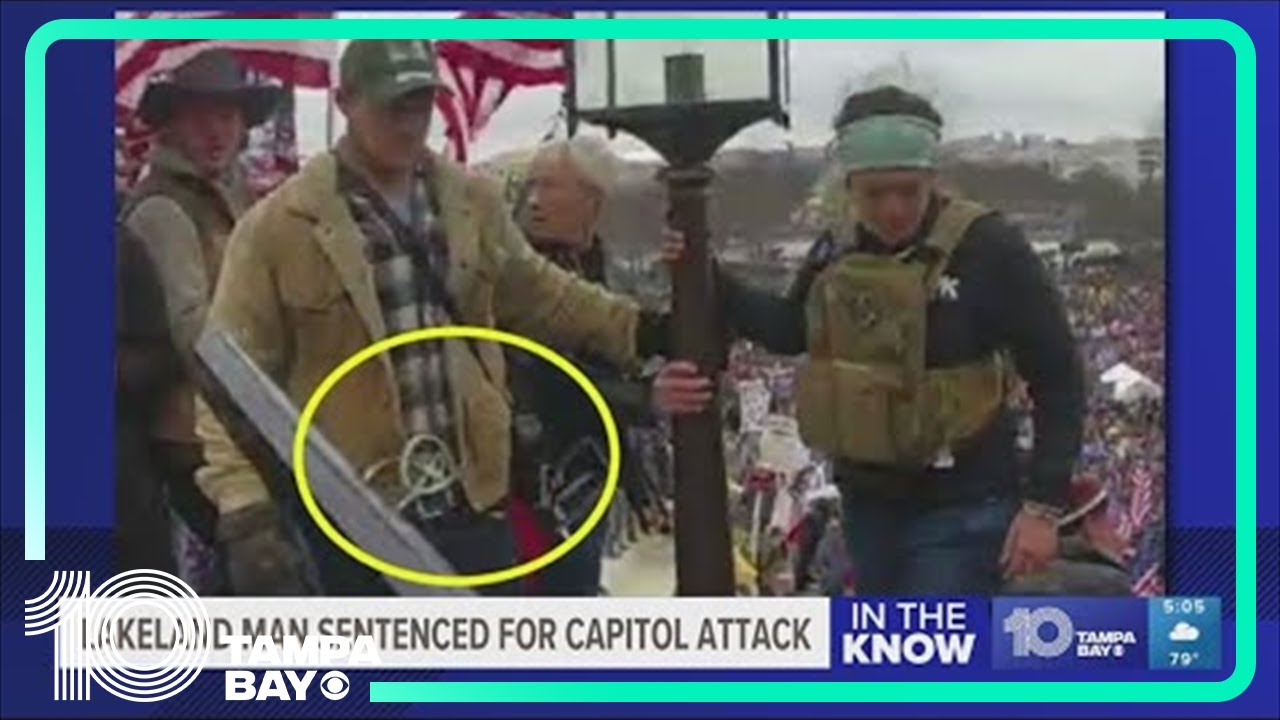 Lakeland man sentenced for his role in January 6 Capitol breach - YouTube