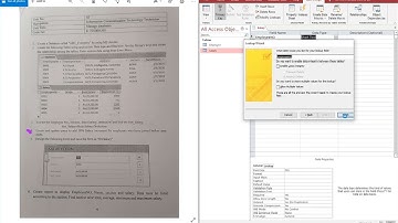 MS Access NVQ Paper Discussion 03