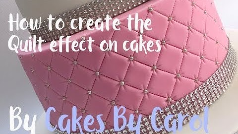 How to Create a Quilt Pattern on Your Cake | Step by Step Tutorial