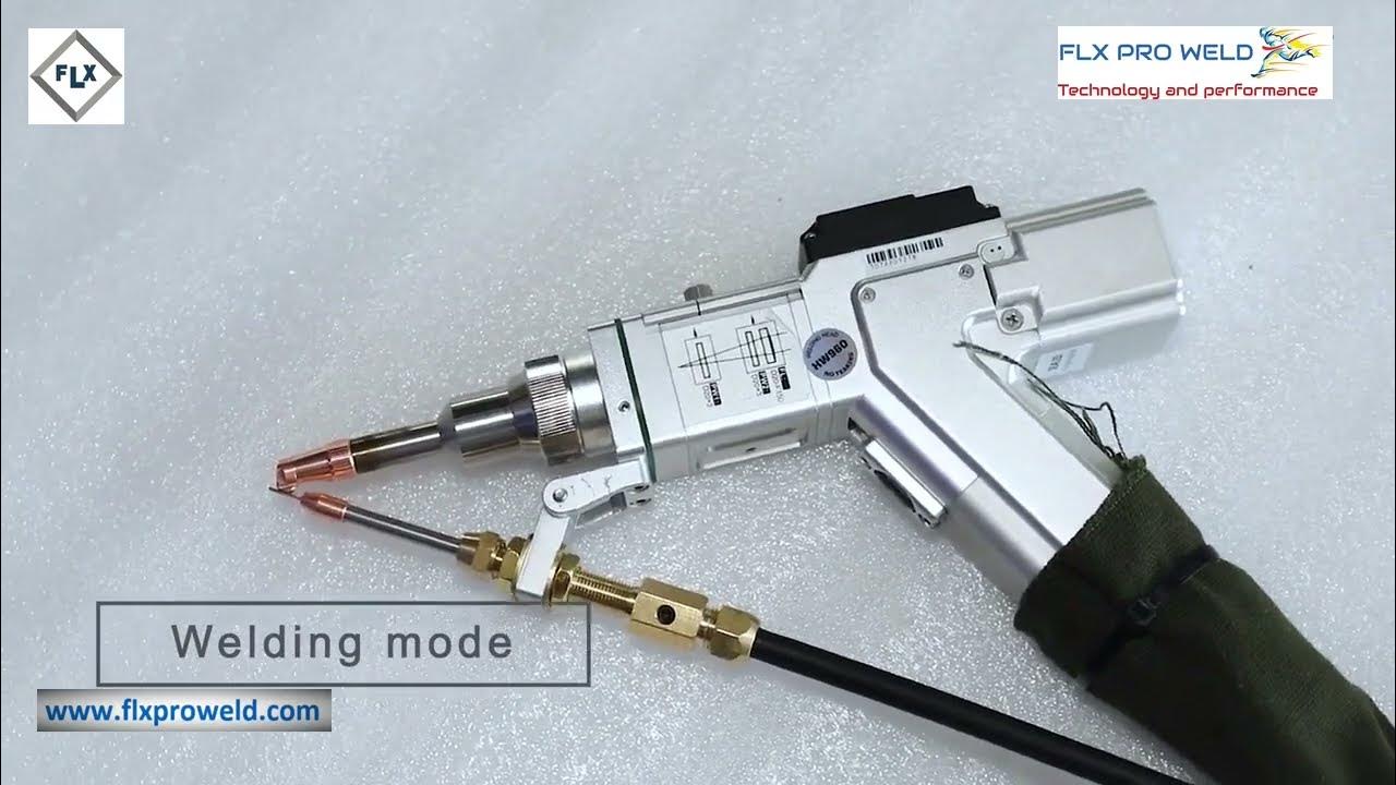 Pistola de soldadura láser de fibra, acero al carbono, acero inoxidable,  aleación de aluminio, reparación de