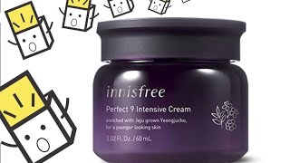 (unboxing) Innisfree Perfect 9 Intensive Cream 60ml