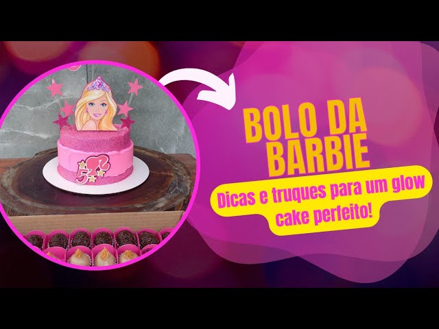 Decoração Glow Cake com Tema Barbie 