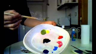 MIXING COLORS. How to use black to darken colors. Mix colors. Black.