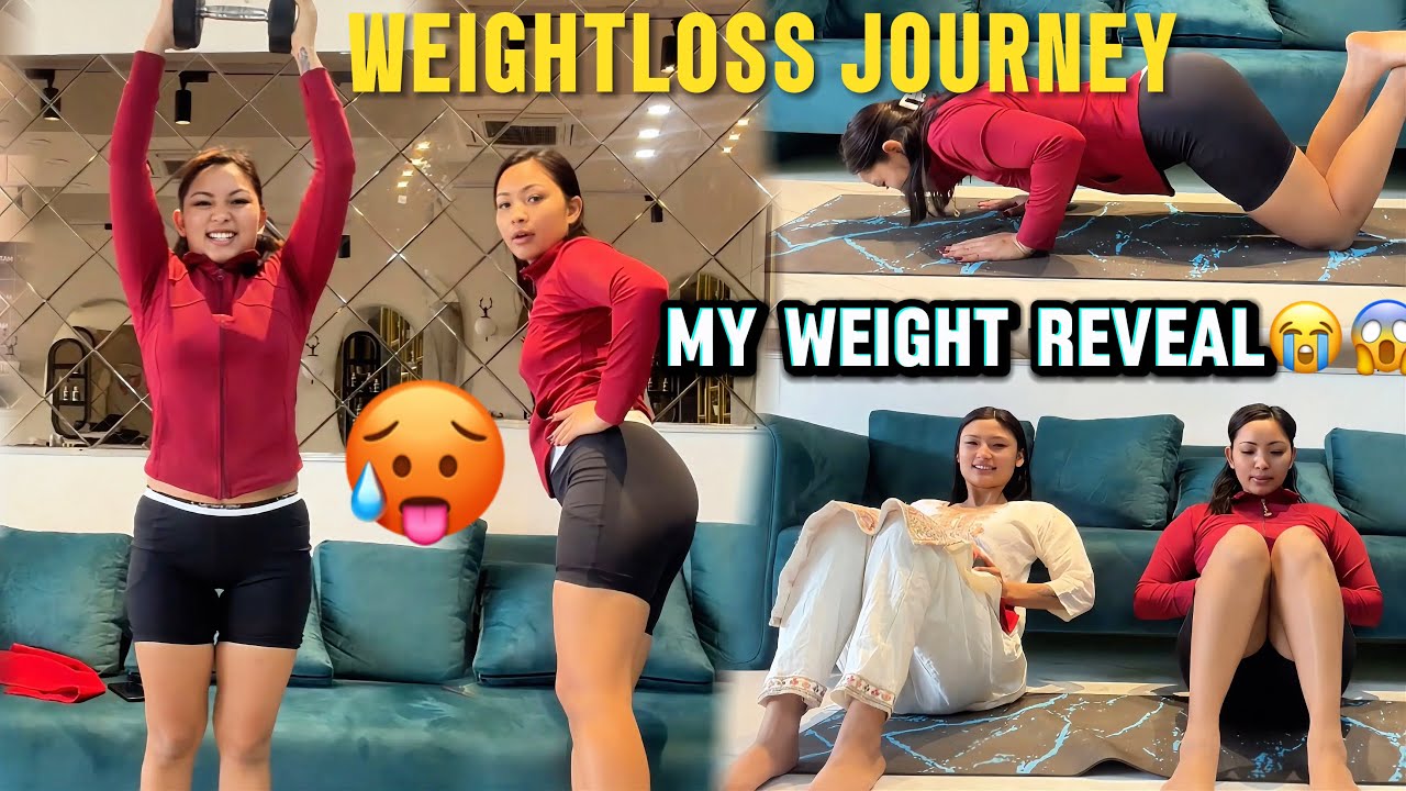 MY WORKOUT ROUTINE😍|| MY CURRENT WEIGHT LOSS JOURNEY😱!! 