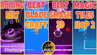 RollingBeat/Electrified VS BeatBladeCraft/Pico VS BeatSmash3D/High VS MagicTiles/TheCalling|EDMrush! screenshot 4