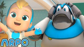 Art ATTACK!!! | Baby Daniel and ARPO The Robot | Funny Cartoons for Kids