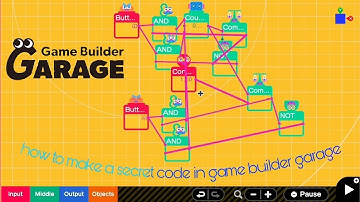 How to make a secret code in game builder garage with only a few nodons