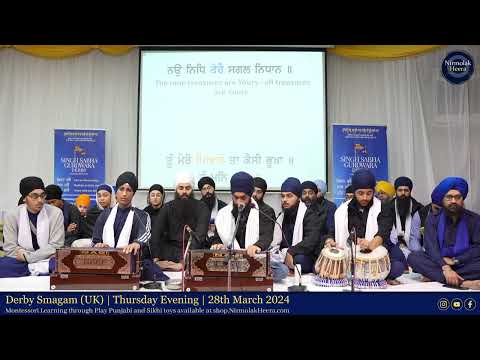 Bhai Mehtab Singh UK | Derby Smagam | Thursday Evening | 28 March 2024 | Shabad Gurbani Keertan