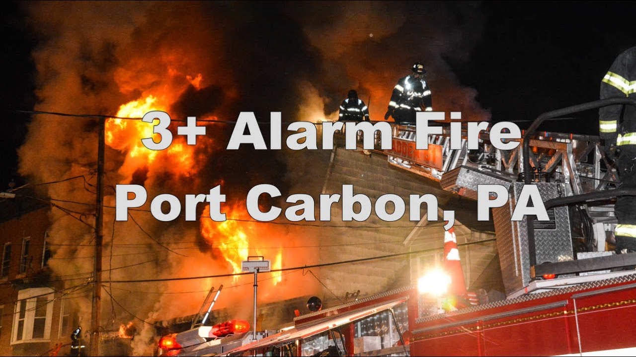 Fire rips through Port Carbon, PA rowhomes - 02/02/2019