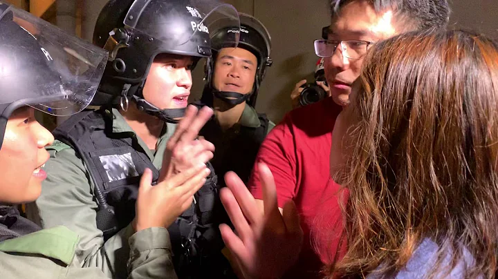 元朗清場後查市民身份證，市民反駁 - 天天要聞