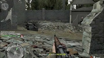 Amazing COD2 KILL Shot with M1 .