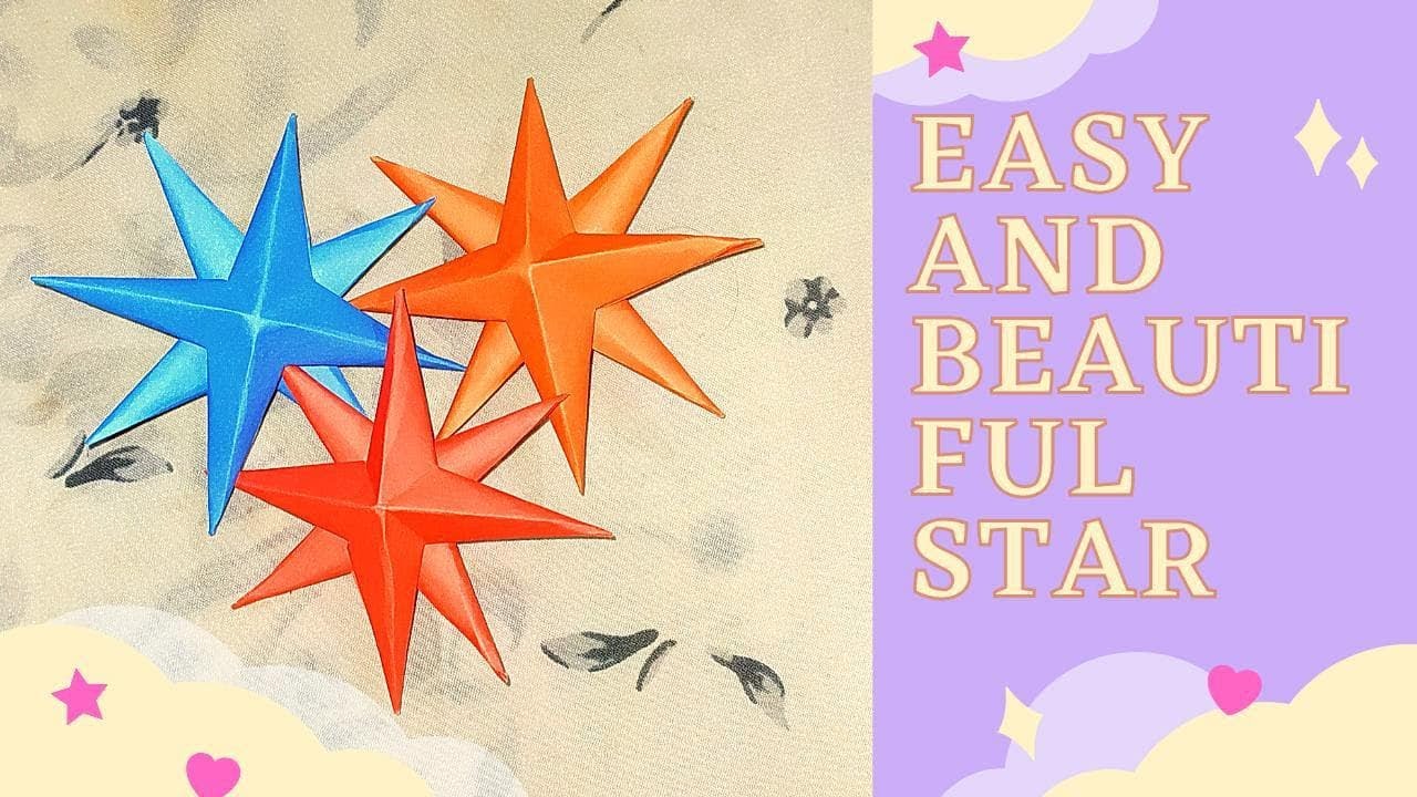 DIY Easy Paper Star How to Make a Origami Paper Star YouTube