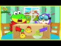 What's in the Box Challenge using 5 SENSES with Gus the Gummy Gator!