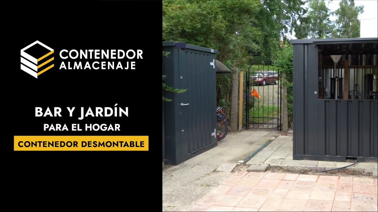 Bar y Jardín: Transforma tu hogar con un Contenedor Desmontable - YouTube