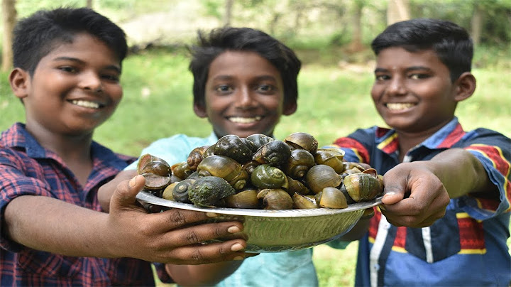 Snail Recipe | Snail Fry | Naththai varuval | Village Healthy Food | Potluck Recipe