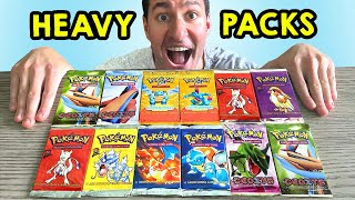 Opening ALL HEAVY Vintage Pokemon Packs!