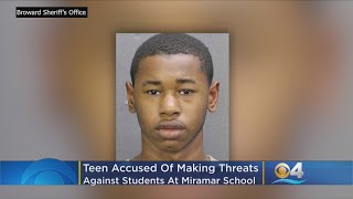 Teen Accused Of Making Threats Against Student At Miramar School