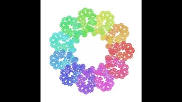 Spirograph Fractal with varying angular velocity ratio