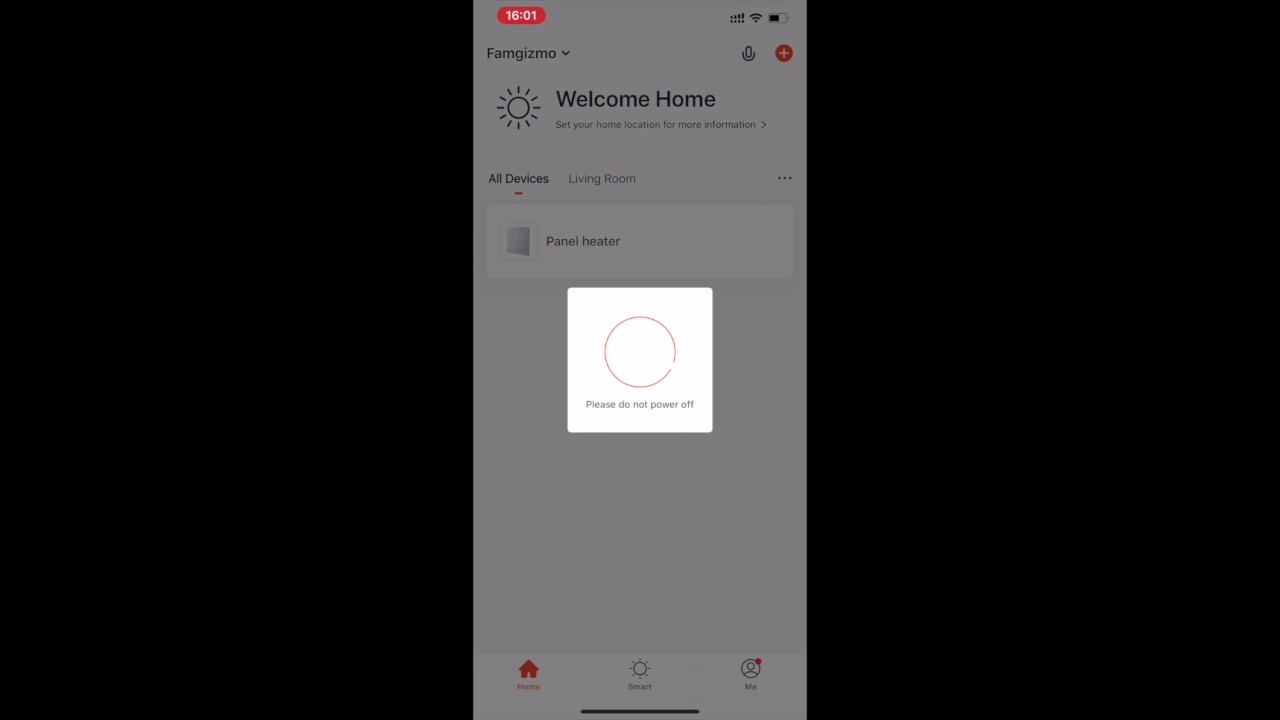 Famgizmo smart panel heater with TuyaSmart APP, connection to your wifi  network. - YouTube