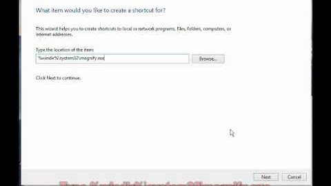 How to Create Magnifier Shortcut on Windows 10 Desktop