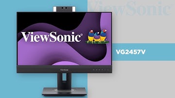 VG2457V 24” Windows Hello-Compatible Webcam Monitor